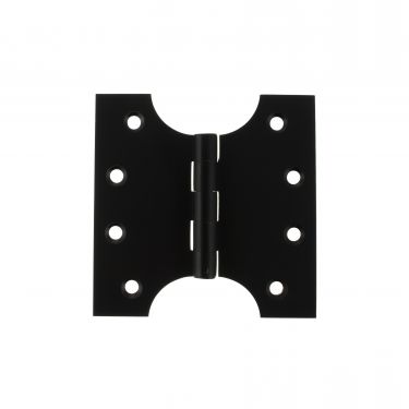 Click Here To Enlarge This Photo Of Atlantic - APH424MB &lpar;Solid Brass&rpar; Parliament Hinges 4" x 2" x 4" - Matt Black