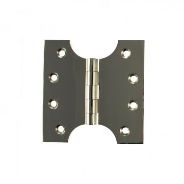 Click Here To Enlarge This Photo Of Atlantic - APH424PN &lpar;Solid Brass&rpar; Parliament Hinges 4" x 2" x 4" - Polished Nickel