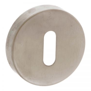 Click Here To Enlarge This Photo Of Atlantic - FMRKSN Forme Key Escutcheons on Minimal Round Rose - Satin Nickel