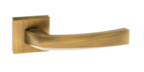 Click Here To Enlarge This Photo Of Atlantic - FMS268YB Forme 'Crystal' Designer Lever on Minimal Square Rose - Yester Bronze