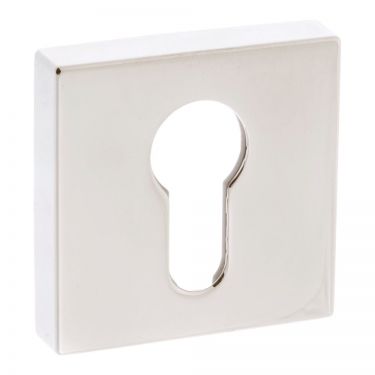 Click Here To Enlarge This Photo Of Atlantic - FMSEPN Forme Euro Escutcheons on Minimal Square Rose - Polished Nickel