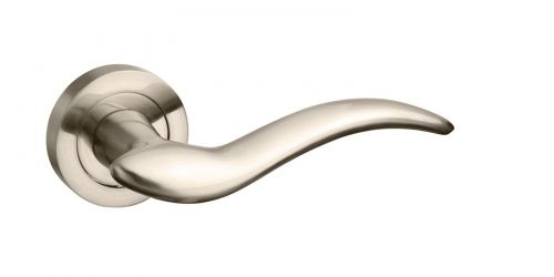 Click Here To Enlarge This Photo Of Atlantic - M86SN Mediterranean 'Barcelona' Lever on Round Rose - Satin Nickel
