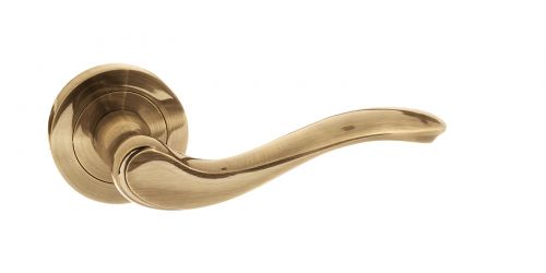 Click Here To Enlarge This Photo Of Atlantic - OE178AB Old English 'Warwick' Lever on Round Rose - Antique Brass