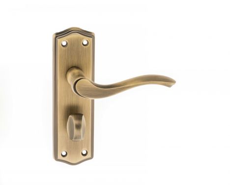 Click Here To Enlarge This Photo Of Atlantic - OE178WCMAB Old English 'Warwick' WC Levers on Backplate - Matt Antique Brass