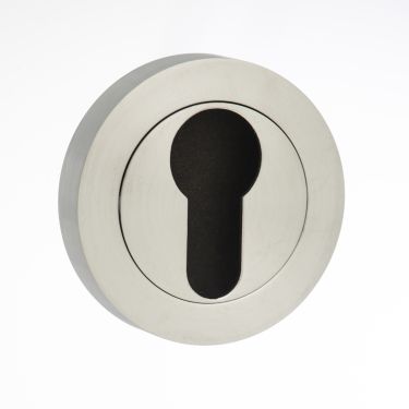 Click Here To Enlarge This Photo Of Atlantic - S2ESCERSC STATUS Euro Escutcheons on Round Rose - Satin Chrome
