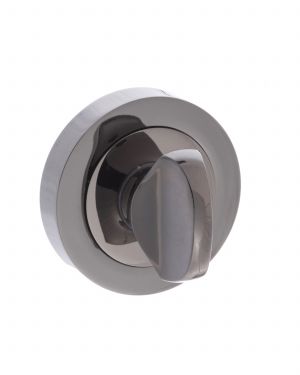 Click Here To Enlarge This Photo Of Atlantic - S2WCRBN STATUS WC Turn and Release on Round Rose - Black Nickel