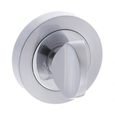 Click Here To Enlarge This Photo Of Atlantic - S3WCRSCPC STATUS WC Turn and Release on Round Rose - Satin&sol;Polished Chrome
