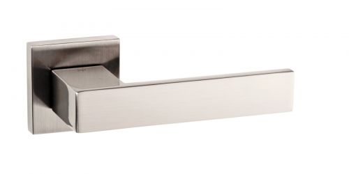 Click Here To Enlarge This Photo Of Atlantic - SP217SN Senza Pari 'Panetti' Designer Lever on Square Rose - Satin Nickel