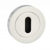 Atlantic - SPMESCKCP Senza Pari Key Escutcheons on Round Rose - Polished Chrome