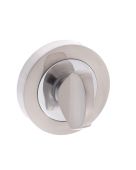 Atlantic - SPMWCSNCP Senza Pari WC Turn and Release on Round Rose - Satin Nickel&sol;Chome Plate