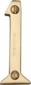 C1567 1-PB Heritage Brass Numeral 1 Face Fix 51mm &lpar;2"&rpar; Polished Brass Finish