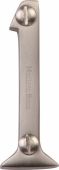C1567 1-SN Heritage Brass Numeral 1 Face Fix 51mm &lpar;2"&rpar; Satin Nickel Finish