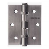 Atlantic - A2HB32525MBN 3" x 2&period;5" x 2&period;5mm Ball Bearing Hinges Matt Gun Metal