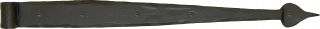 33286 From The Anvil Black 24'' Hook & Band Hinge