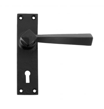 Click Here To Enlarge This Photo Of 73109 From The Anvil Black Straight Lever Lock Set