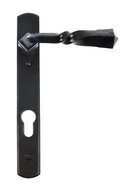 Click Here To Enlarge This Photo Of 33119 From The Anvil Black Narrow Lever Espag&period; Lock Set  - 92mm Centres - 123mm Screw Centres