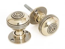 83857 From The Anvil Aged Brass Prestbury Mortice&sol;Rim Knob Set - 50mm