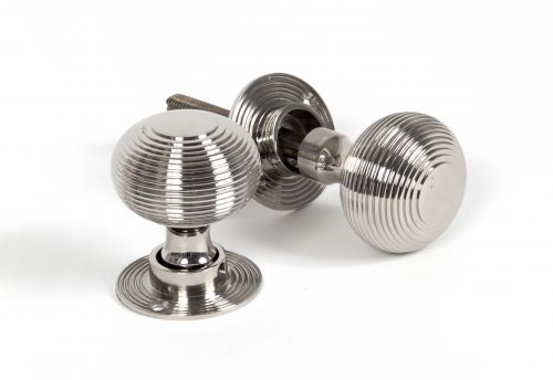Click Here To Enlarge This Photo Of 83636H From The Anvil Polished Nickel Heavy Beehive Mortice&sol;Rim Knobs