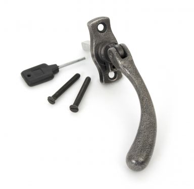 Click Here To Enlarge This Photo Of 20416L From The Anvil Antique Pewter Peardrop Espag&period; - LH