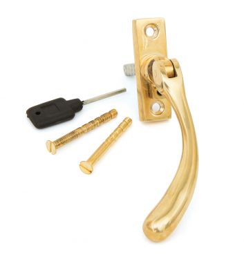 Click Here To Enlarge This Photo Of 33335 From The Anvil Polished Brass Slim Peardrop Espag&period; - LH