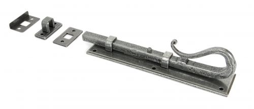 Click Here To Enlarge This Photo Of 33077 From The Anvil Pewter Patina 8" Shepherd's Crook Universal Bolt