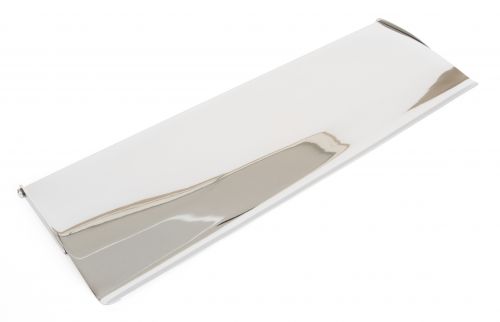 Click Here To Enlarge This Photo Of 33053 From The Anvil Polished Chrome Letterplate Cover - Large - 354x130mm