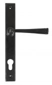 33033 From The Anvil Avon Slimline Lever Espag&period; Lock Set - Black  - 92mm Centres - 212mm Screw Centres