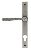 33034 From The Anvil Avon Slimline Lever Espag&period; Lock Set - Pewter Patina  - 92mm Centres - 212mm Screw Centres