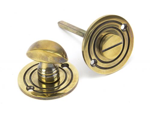 Click Here To Enlarge This Photo Of 83804 From The Anvil Aged Brass Round Bathroom Thumbturn