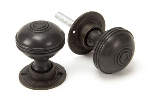 Click Here To Enlarge This Photo Of 83945 From The Anvil Aged Bronze Prestbury Mortice&sol;Rim Knob Set - 50mm