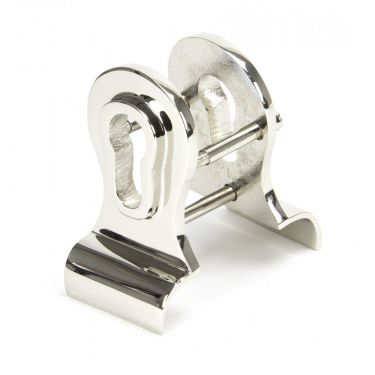 Click Here To Enlarge This Photo Of 90282 From The Anvil Polished Nickel 50mm Euro Door Pull &lpar;Back to Back fixings&rpar;