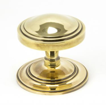 Click Here To Enlarge This Photo Of 90071 From The Anvil Aged Brass Art Deco Centre Door Knob 80mm