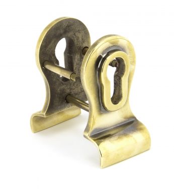 Click Here To Enlarge This Photo Of 90065 From The Anvil Aged Brass 50mm Euro Door Pull &lpar;Back to Back fixings&rpar;