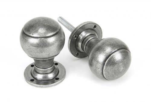 Click Here To Enlarge This Photo Of 45156 From The Anvil Pewter Regency Mortice&sol;Rim Knob Set